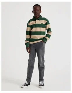 Bauhaus Pull On Denim Jean in Pewter