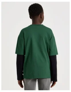 Bauhaus Skater Tee in Green