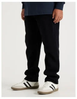 Bauhaus Straight Leg Jean in Black