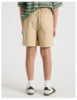 Bauhaus The Edit Cotton Twill Short in Stone