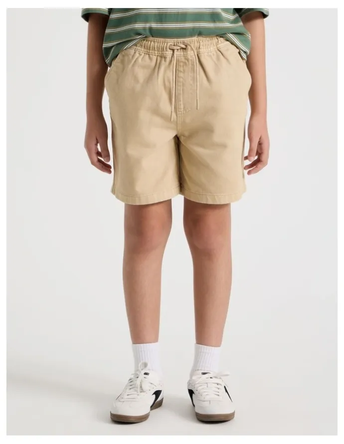 Bauhaus The Edit Cotton Twill Short in Stone
