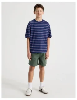 Bauhaus The Edit Cotton Twill Short in Khaki