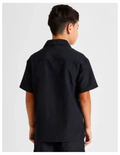 Bauhaus Utility Shirt in Black