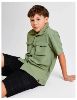 Bauhaus Utility Shirt in Khaki