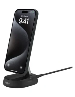 Belkin Boostcharge Pro Convertible Magnetic Charging Stand With Qi2
