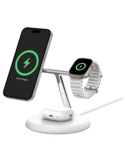 Belkin 3-in-1 Magnetic Wireless Charging Stand