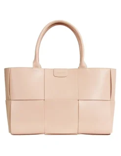 Belle & Bloom Long Way Home Woven Tote Bag in Light Brown