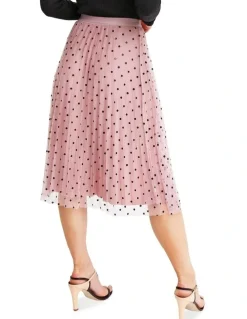 Belle & Bloom Mixed Feelings Pink Reversible Skirt