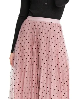 Belle & Bloom Mixed Feelings Pink Reversible Skirt