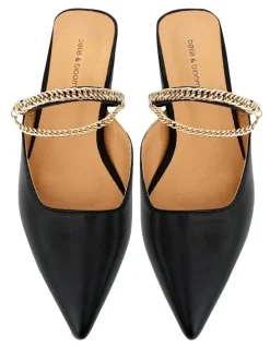Belle & Bloom On The Go Leather Chain Flat