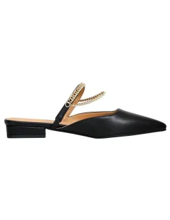 Belle & Bloom On The Go Leather Chain Flat