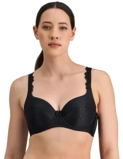 Bendon Damask Contour Bra in Black