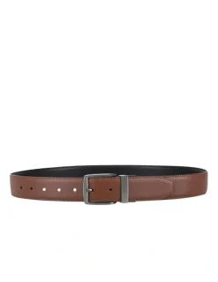 Ben Sherman Reversible Belt in Tan/Black