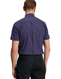 Ben Sherman Signature Gingham Short Sleeve Shirt in Multi
