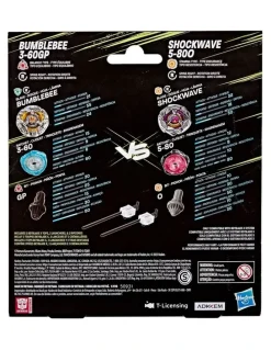 Beyblade Collab Bumblebee 3-60GP Vs Shockwave 5-80O