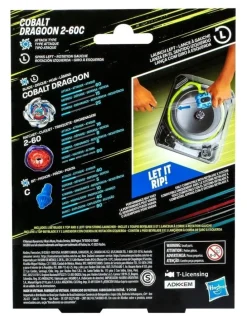 Beyblade X Cobalt Dragoon 2-60C Launcher Set