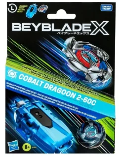 Beyblade X Cobalt Dragoon 2-60C Launcher Set