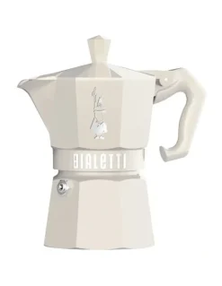 Bialetti Moka Exclusive 3 Cup in Cream