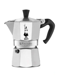 Bialetti Moka Express Coffee Pot in Silver