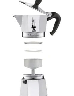 Bialetti Moka Express Coffee Pot in Silver