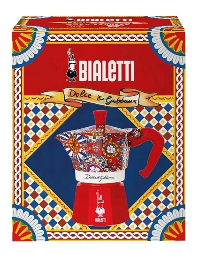 Bialetti Moka Express Dolce & Gabbana 3 Cup in Multi