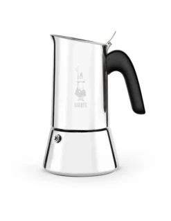 Bialetti Venus Stainless Steel Induction 10 Cup Coffee Pot in Silver