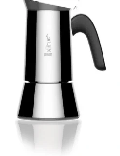 Bialetti Venus Stainless Steel Induction 4 Cup Coffee Pot in Silver