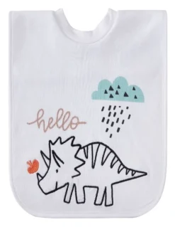 BigSofties Big Softies 3 Pack Popover Bibs - Dino
