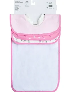 BigSofties Big Softies 3PK Ppopover Bibs Flower