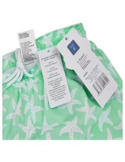 BigSofties Big softies Swim shorts, Green Starfish