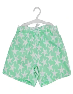 BigSofties Big softies Swim shorts, Green Starfish