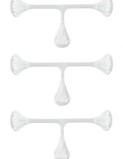 Big Softies Nappy Fasteners 3 Pack in White