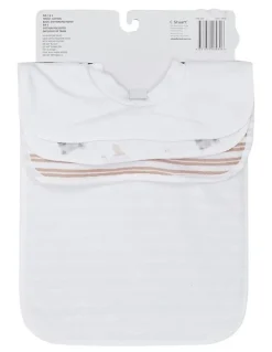Big Softies Popover Bibs Bear 3 Pack in Assorted
