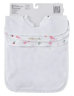 Big Softies Popover Bibs 3 Pack in White