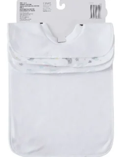Big Softies Popover Bibs 3 Pack in White