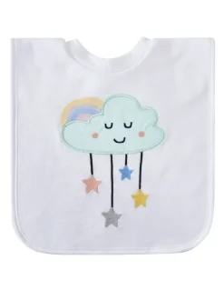 Big Softies Popover Bibs 3 Pack in White