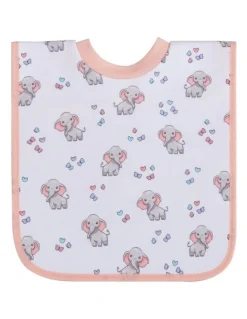 Big Softies Popover Bibs 3 Pack in Elephant