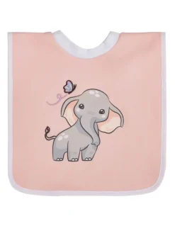 Big Softies Popover Bibs 3 Pack in Elephant