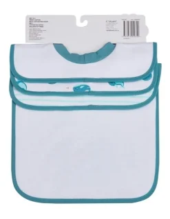 Big Softies Popover Bibs 3 Pack in Whale