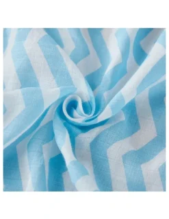 Big Softies Pre-washed Muslin Wraps 2 Pack in Blue