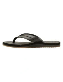 Billabong All Day Impact Cush Thongs in Black