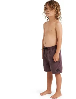 Billabong All Day Overdye Layback Boardshorts 13 (0-7 Years) in Red
