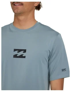Billabong All Day Wave Surf Shirt in Blue Fog