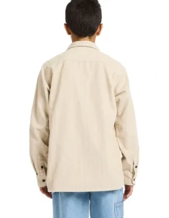 Billabong Bong Days Flannel Top in Grey