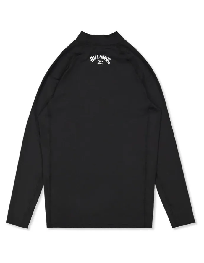 Billabong Boys 8-16 Boys All Day Arch Long Sleeve Rash Vest Black