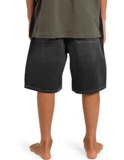Billabong Boys 8-16 Boys Spec Denim Shorts Black