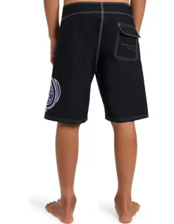 Billabong Boys 8-16 Boys Spec Pulse 17 Boardshorts In Black