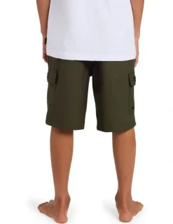 Billabong Boys 8-16 Boys Throw On 3.0 22 Boardshorts Forest