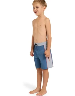 Billabong Boys 2-7 Groms New Wave Pro 19 Boardshorts China in Blue