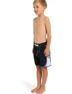 Billabong Boys 2-7 Groms Spec Dbah Bio Wave Pro 13 Boardshorts in Black